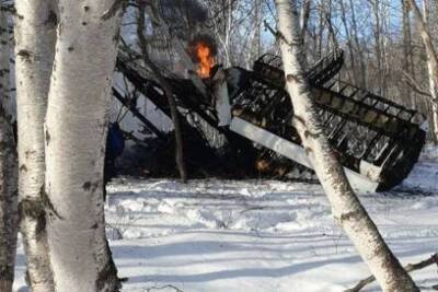 Самолет Ан-2 упал при взлете на удалении в километр от взлетной полосы на Камчатке