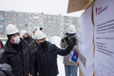 Глава Карелии проинспектировал строительство нового дома в Кондопожском районе