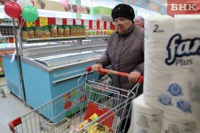 Стоимость минимального набора продуктов в Коми за год увеличилась на 550 рублей