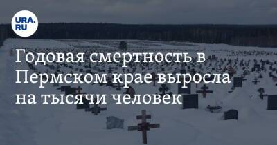 Годовая смертность в Пермском крае выросла на тысячи человек
