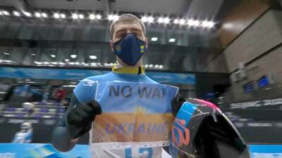 «Нет войне в Украине». Скелетонист Гераскевич сделал послание зрителям Олимпиады