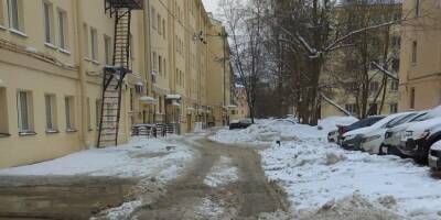 В Центральном районе Петербурга снег вместо коммунальщиков чистят...
