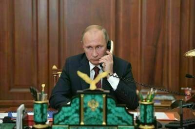 В Кремле анонсировали разговор Путина с Байденом и Макроном