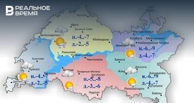 Сегодня в Татарстане до -7 градусов и небольшой снег