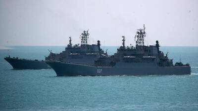 Более 30 кораблей Черноморского флота России вышли в море на учения