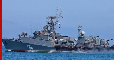 Корабли Черноморского флота вышли на учения со стрельбами