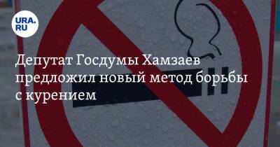 Депутат Госдумы Хамзаев предложил новый метод борьбы с курением