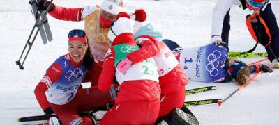 Российские лыжницы победили в эстафете на Олимпийских Играх в Пекине