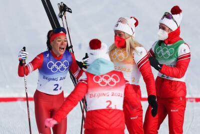 Украина стала круговой в лыжной эстафете, победила сборная ОКР