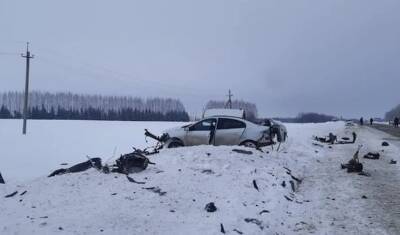 В Мишкинском районе Башкирии в ДТП с грузовиком погиб водитель «Renault Fluenсe»