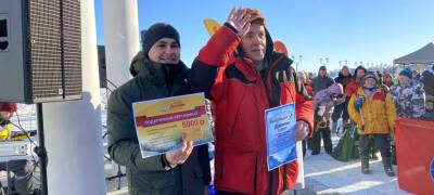 Самый удачливый участник турнира «Онежские Fish-ки» в Петрозаводске поймал почти два кг окуней