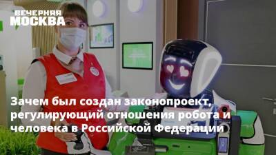 ЗАПАС НА НГ___НОВОСТЬ__Зачем был создан законопроект, регулирующий отношения робота и человека в Российской Федерации