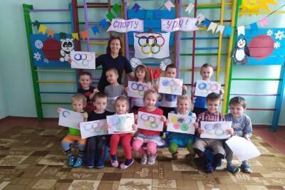 Воспитанники детских садов ДНР присоединились к олимпийскому спорту