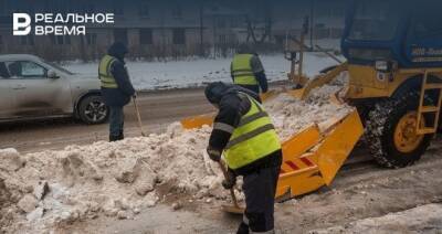 За сутки с казанских улиц вывезли 15,6 тысяч тонн снега