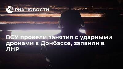 Народная милиция ЛНР: ВСУ провели занятия с ударными дронами в Донбассе