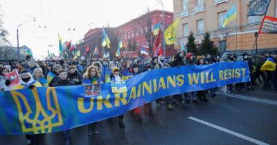 Тысячи патриотов вышли на “Марш единства за Украину” в Киеве