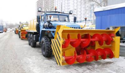 В Уфу для уборки снега доставили партию новой коммунальной техники