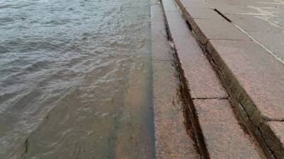 Петербуржцы сообщили о потопе на пешеходной зоне рядом с набережной реки Смоленки