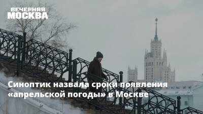 Синоптик назвала сроки появления «апрельской погоды» в Москве
