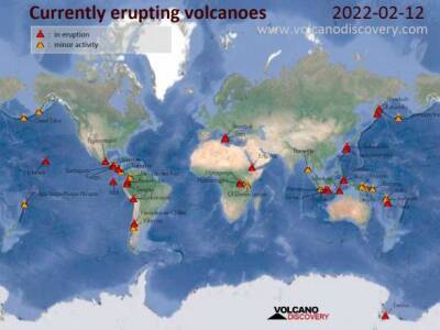 Этна и еще 8 вулканов активизировались в течение прошедших суток - unn.com.ua - Украина - Киев - Токио - Италия - Колумбия - Эквадор - Чили - Индонезия - Гватемала - Вануату