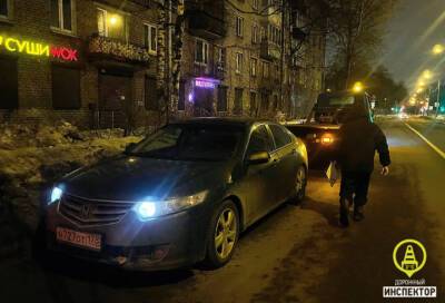 В ходе погони в Приморском районе был задержан пьяный водитель