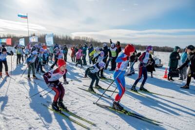 В Пскове прошёл спортивный праздник «Лыжня России». Фото