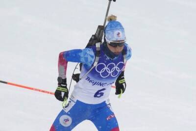 Резцова заплакала после финиша гонки преследования на Олимпиаде