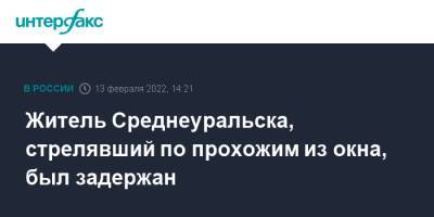 Житель Среднеуральска, стрелявший по прохожим из окна, был задержан - interfax.ru - Москва - Екатеринбург - Среднеуральск