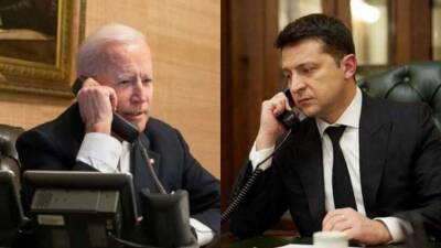 Срочный телефонный разговор Байдена с Зеленским анонсировал пресс-секретарь президента
