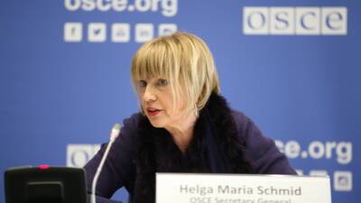 Генсек ОБСЕ Шмид заявила, что миссия продолжит выполнять мандат на Украине
