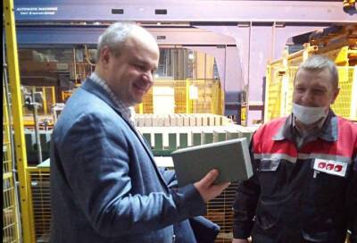 Андрей Шорников впечатлился производственными мощностями Никольского кирпичного завода