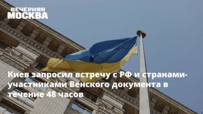 Киев запросил встречу с РФ и странами-участниками Венского документа в течение 48 часов
