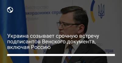 Украина созывает срочную встречу подписантов Венского документа, включая Россию