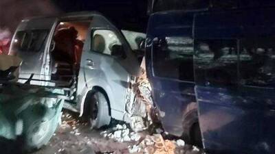 Четыре человека пострадали в ДТП с маршрутками в Иркутской области