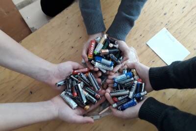 Владимирские школьники сдали полторы тонны батареек