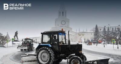 За сутки с улиц Казани вывезли более 11 тысяч тонн снега