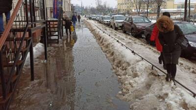 Мокрый снег и потепление ожидаются в Петербурге в понедельник