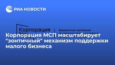 Корпорация МСП масштабирует "зонтичный" механизм поддержки малого бизнеса