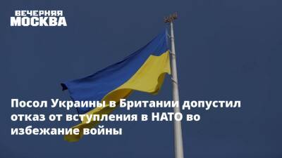 Посол Украины в Британии допустил отказ от вступления в НАТО во избежание войны