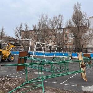 В Бердянске начали строительство первого урбан-парка. Фото