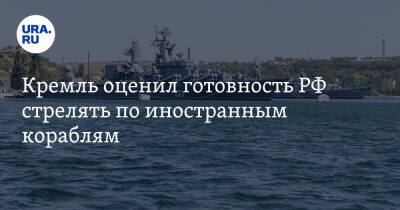 Кремль оценил готовность РФ стрелять по иностранным кораблям