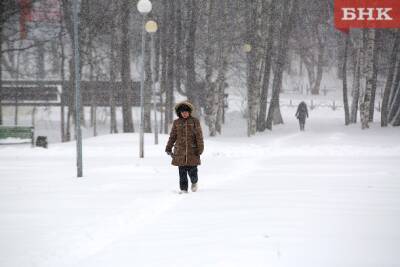 Жителей Коми предупредили о сильном снегопаде