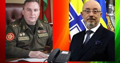 Министры обороны Белоруссии и Украины провели переговоры