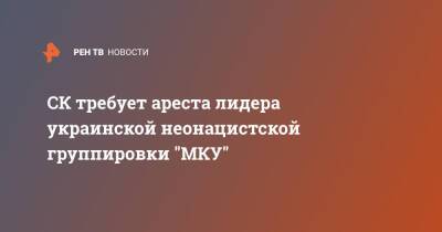 Егор Краснов - СК требует ареста лидера украинской неонацистской группировки "МКУ" - ren.tv - Москва - Украина