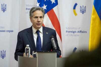 Блинкен объявил о временном переносе посольства США на Украине из Киева во Львов