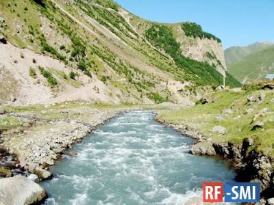 В притоки реки Терек в Северной Осетии выпустили 180 тыс. экземпляров каспийского лосося
