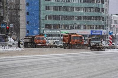 Днем 15 февраля от снега очистят 13 улиц в Новосибирске