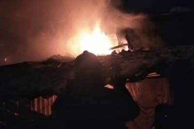 В Курской области сгорела часть жилого дома