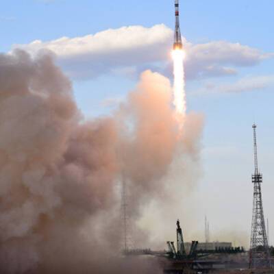 С Байконура стартовала ракета "Союз-2.1а" с грузовым кораблем "Прогресс"