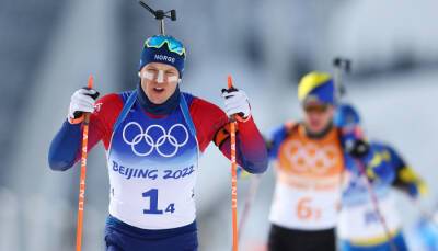 Норвегия выиграла мужскую эстафету на Олимпиаде, Украина заняла девятое место